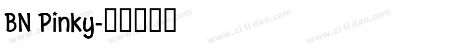 BN Pinky字体转换